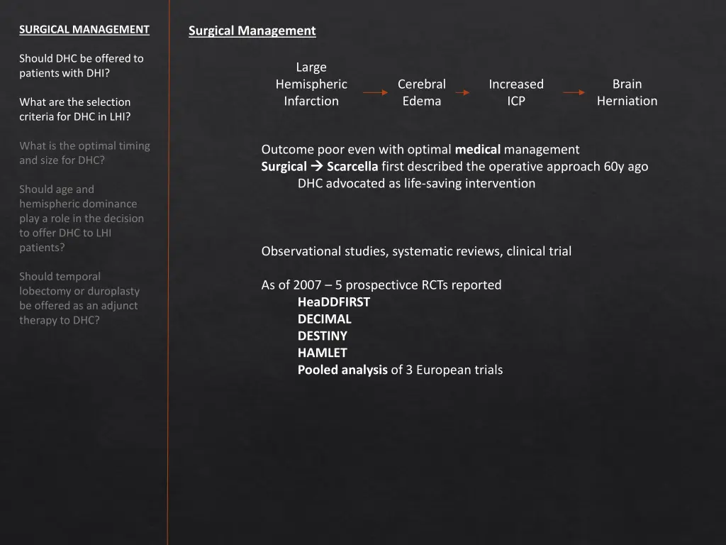 surgical management 1