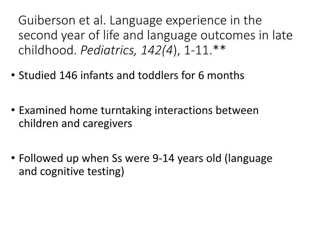 guiberson et al language experience in the second