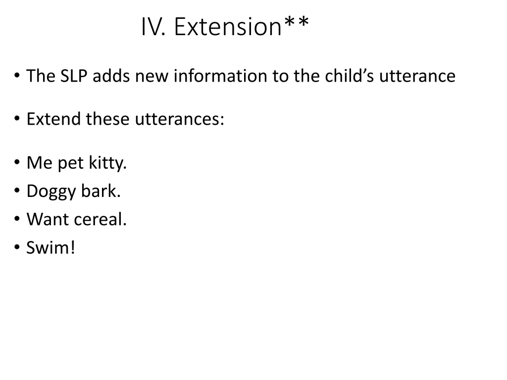 iv extension