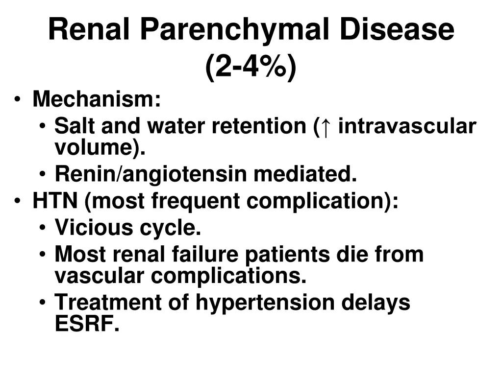 renal parenchymal disease 2 4