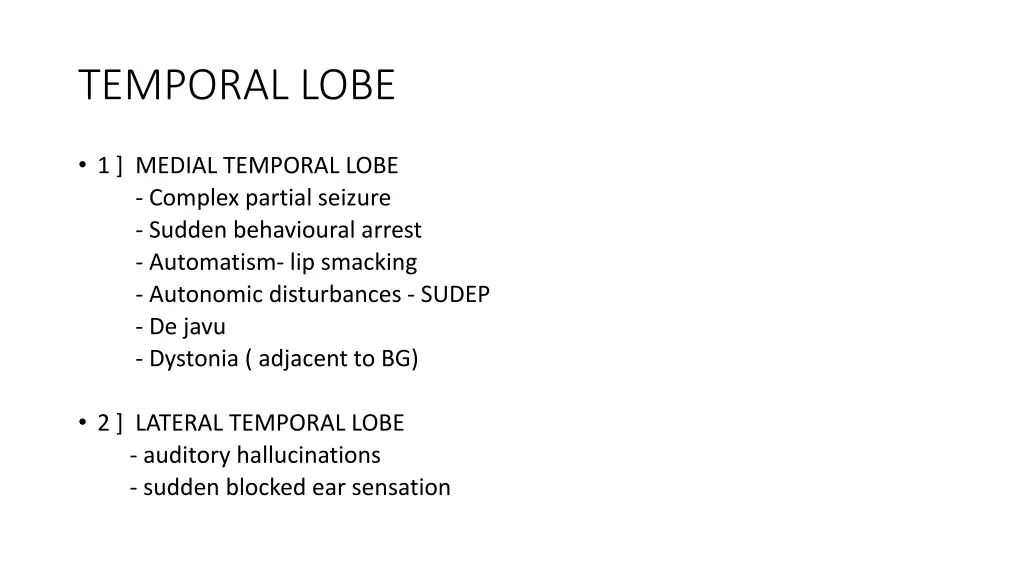 temporal lobe