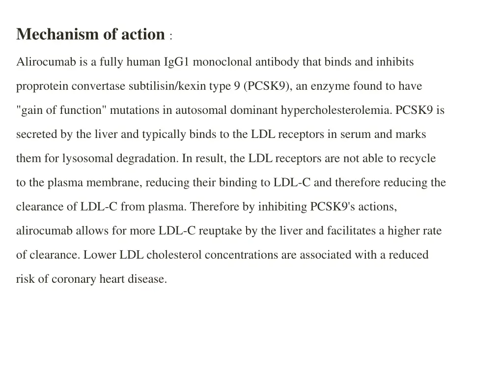 mechanism of action