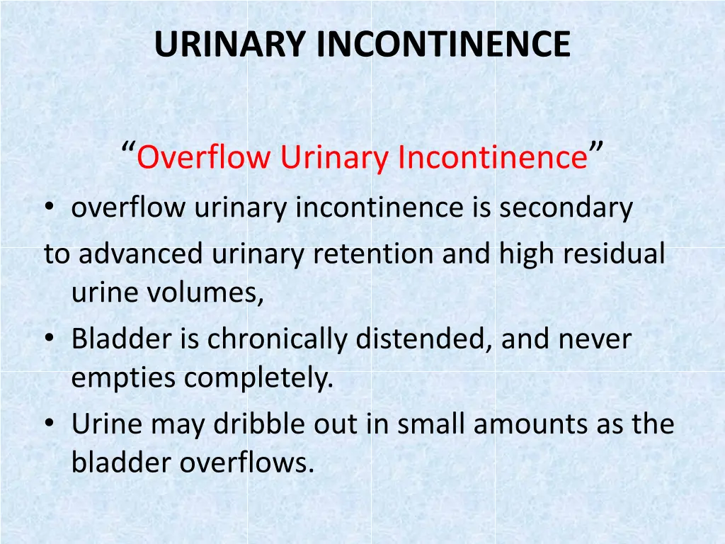 urinary incontinence 3