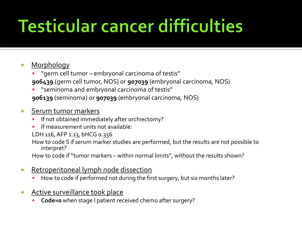 morphology germ cell tumor embryonal carcinoma