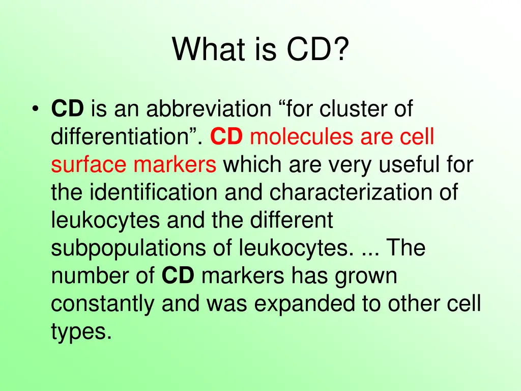 what is cd