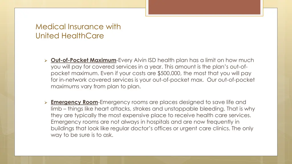 medical insurance with united healthcare 2