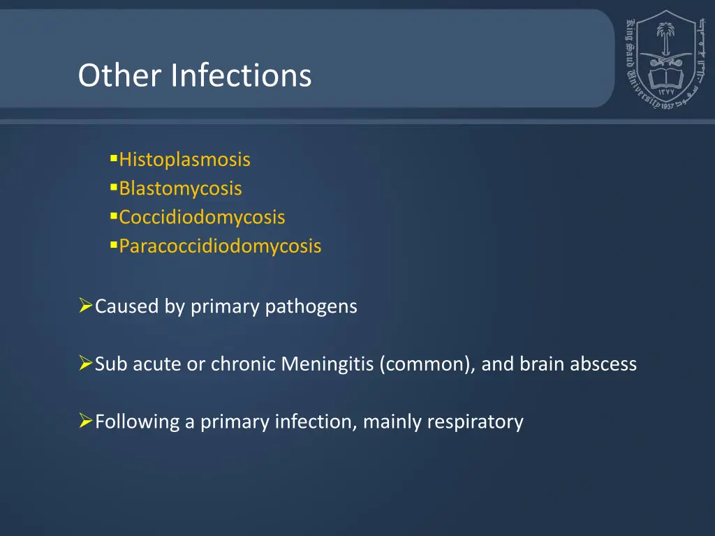 other infections