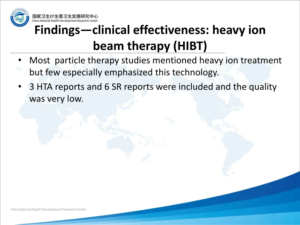findings clinical effectiveness heavy ion beam