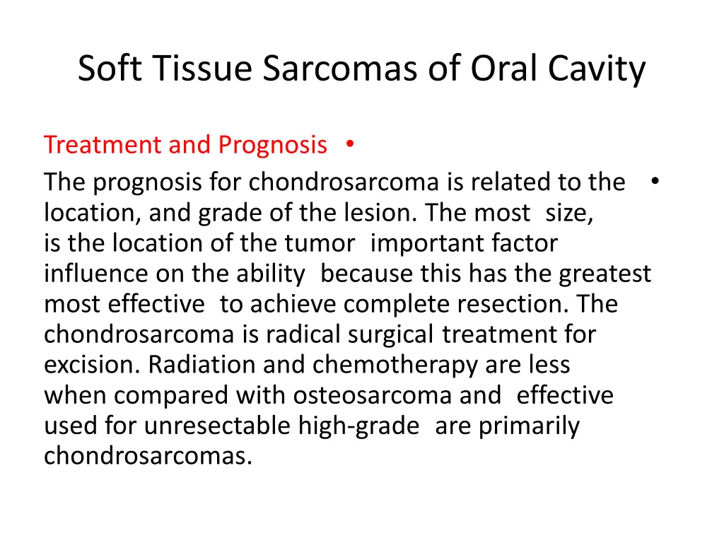 soft tissue sarcomas of oral cavity 12