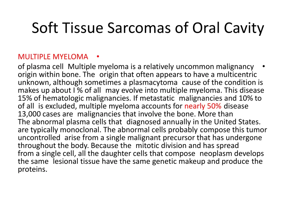 soft tissue sarcomas of oral cavity 13