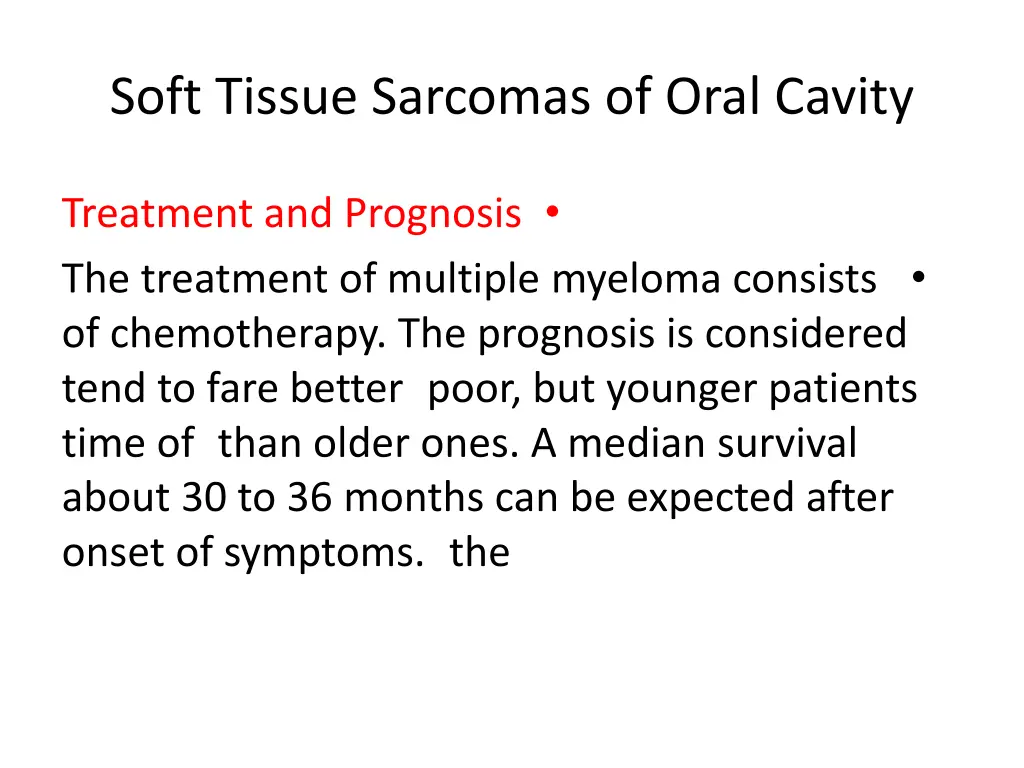 soft tissue sarcomas of oral cavity 18