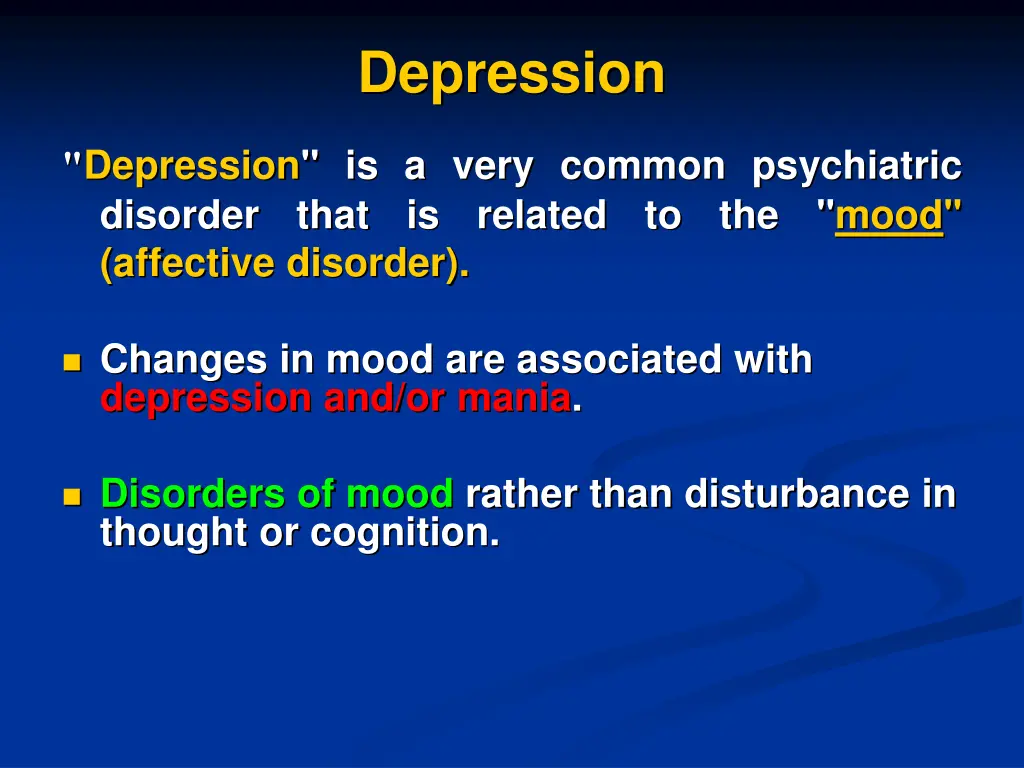 depression