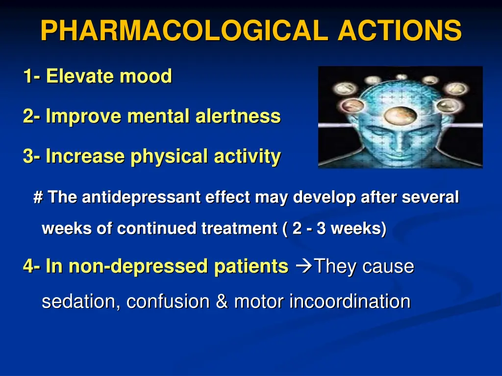 pharmacological actions