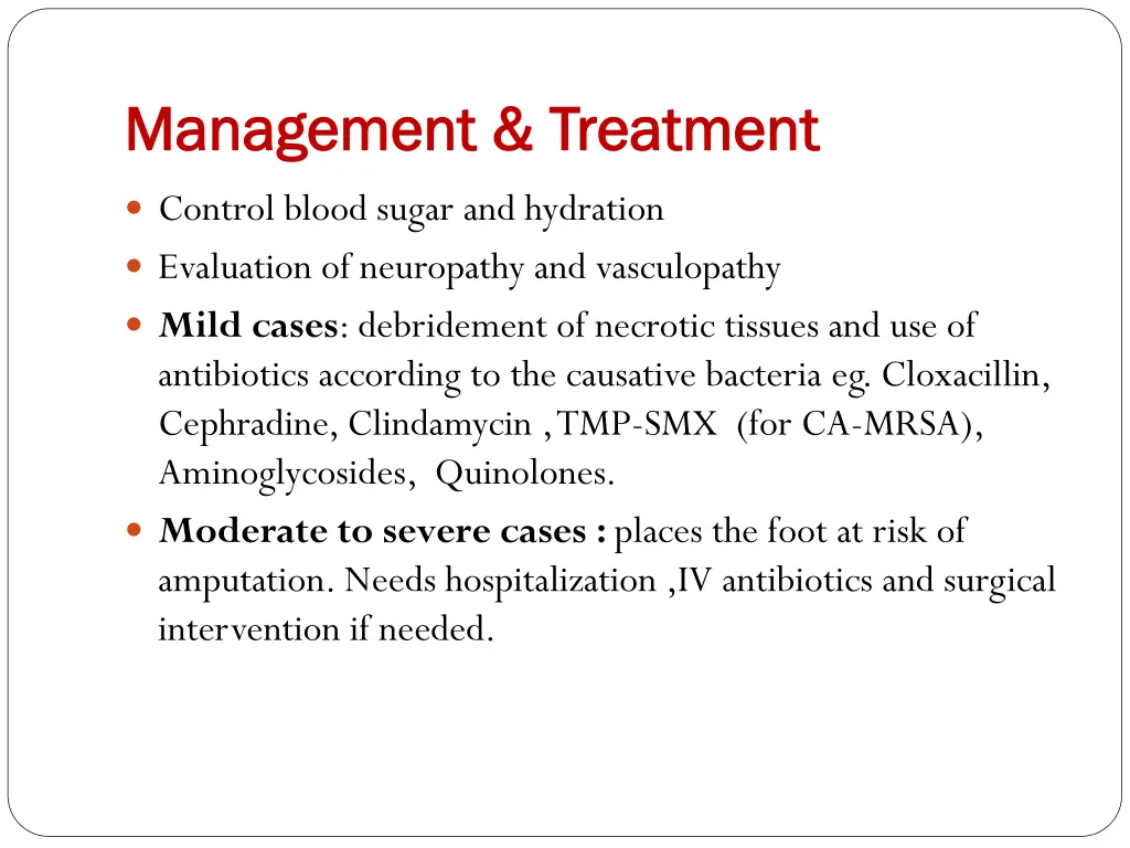 management treatment management treatment