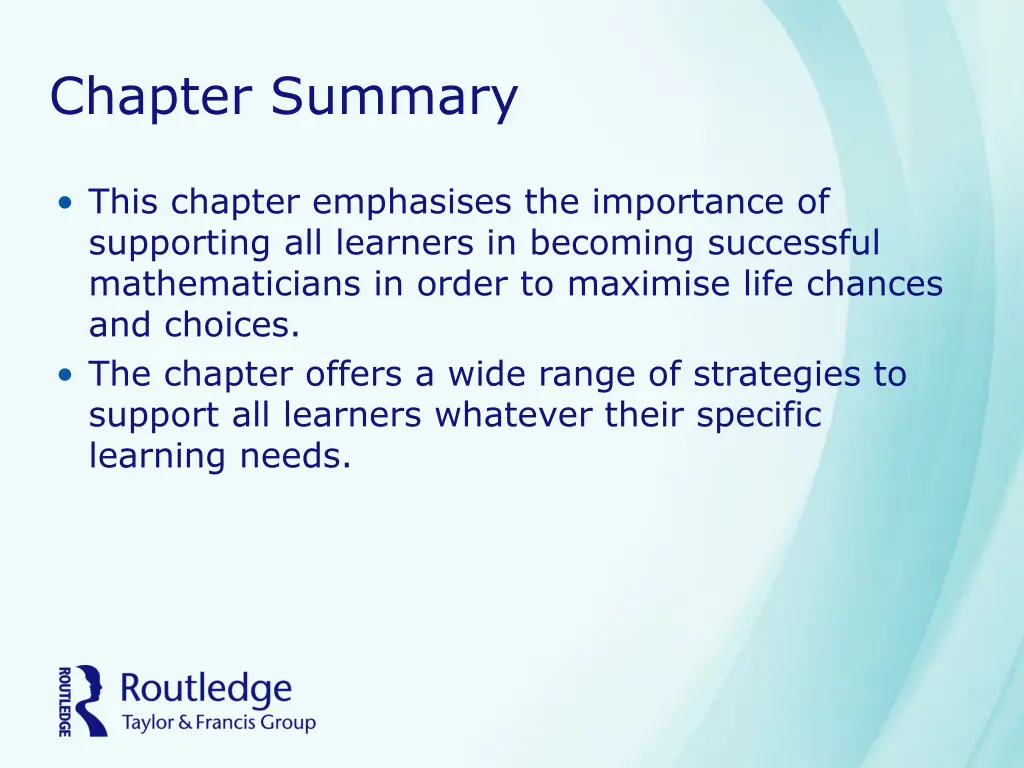 chapter summary