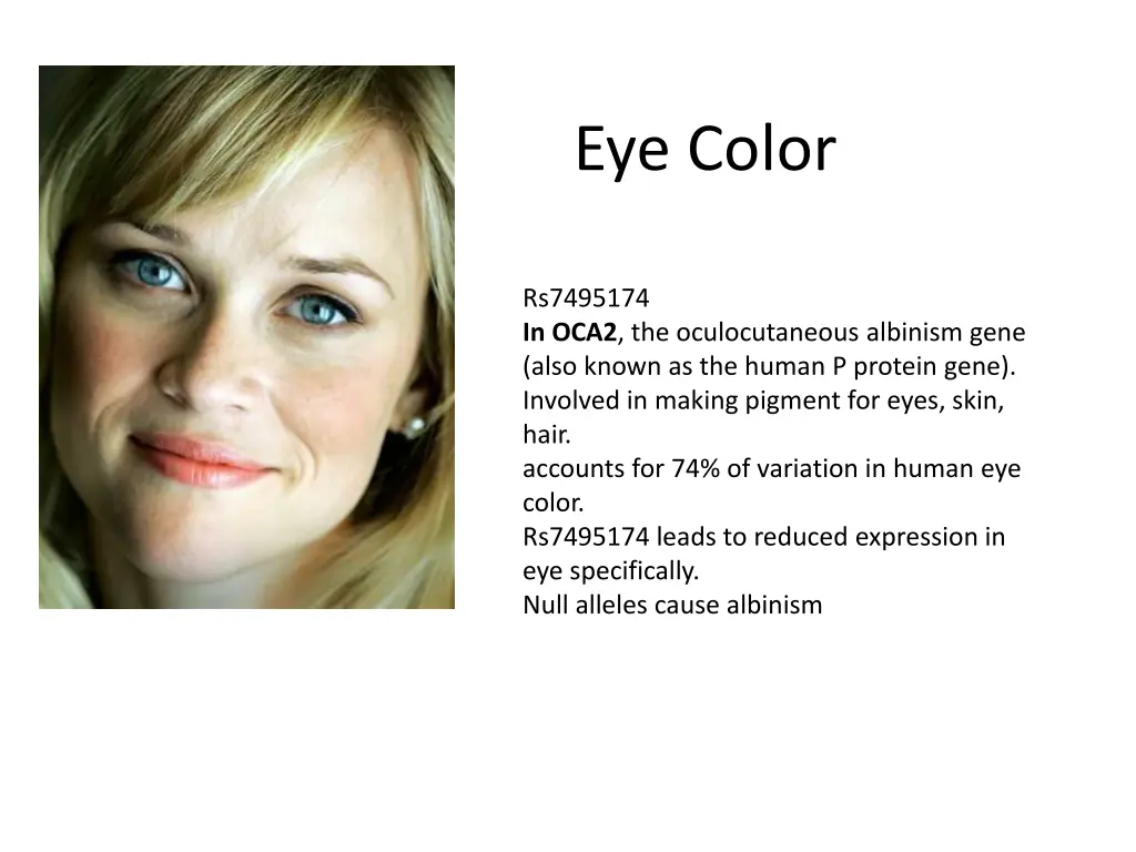 eye color