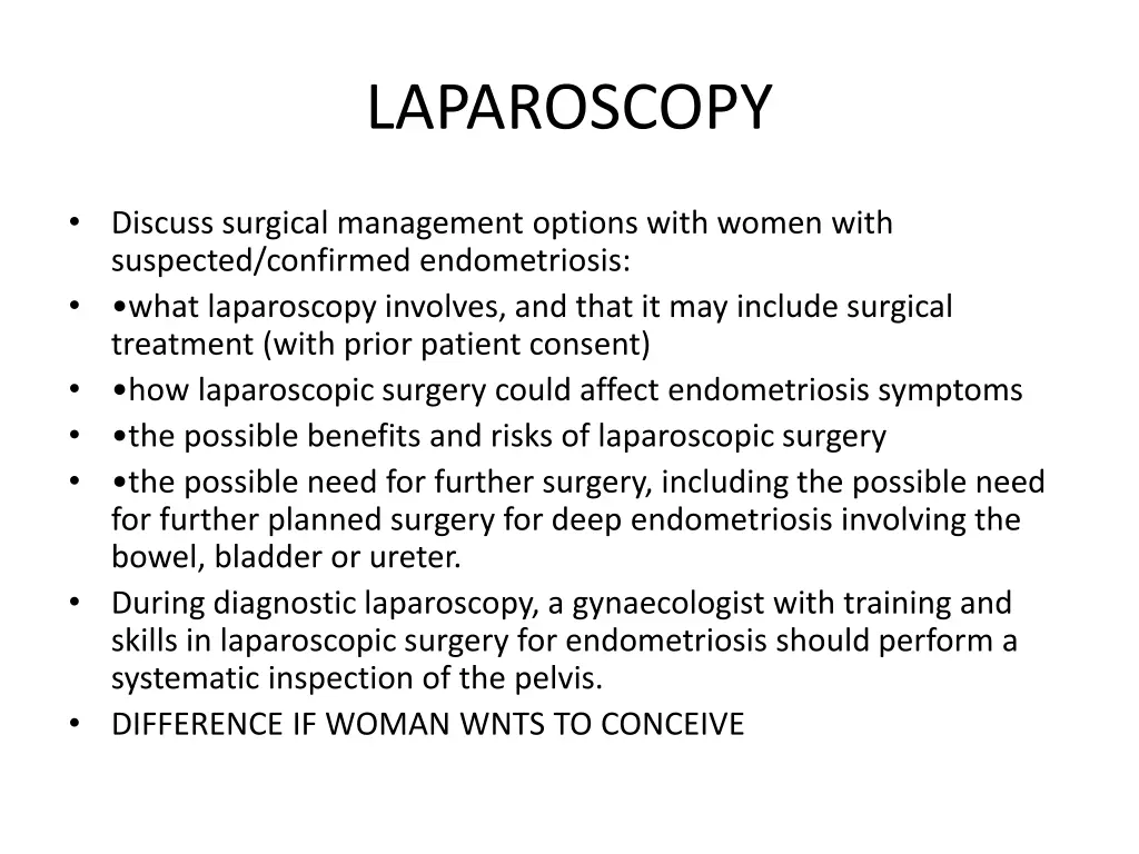 laparoscopy