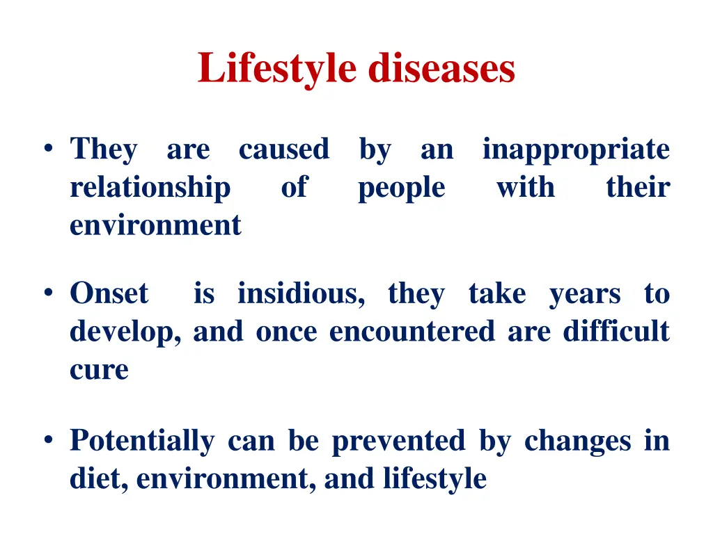 lifestyle diseases 1