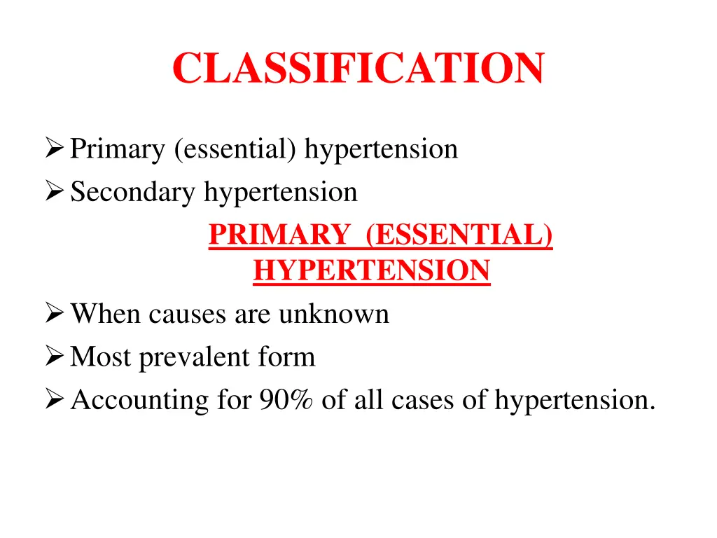 classification