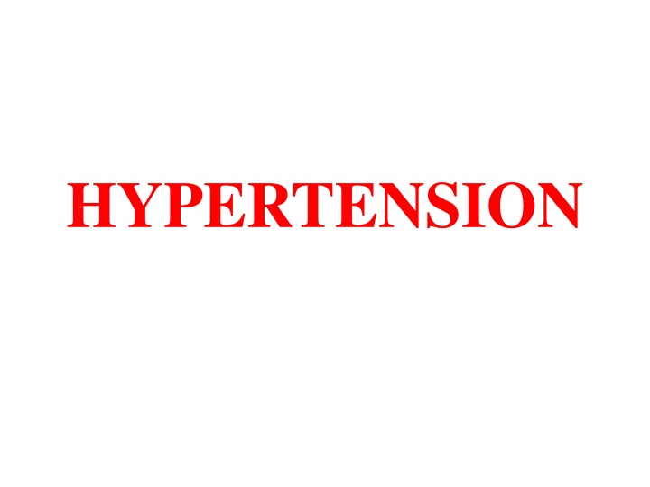 hypertension