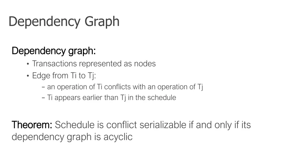 dependency graph