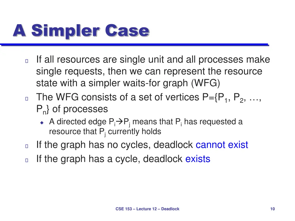 a simpler case