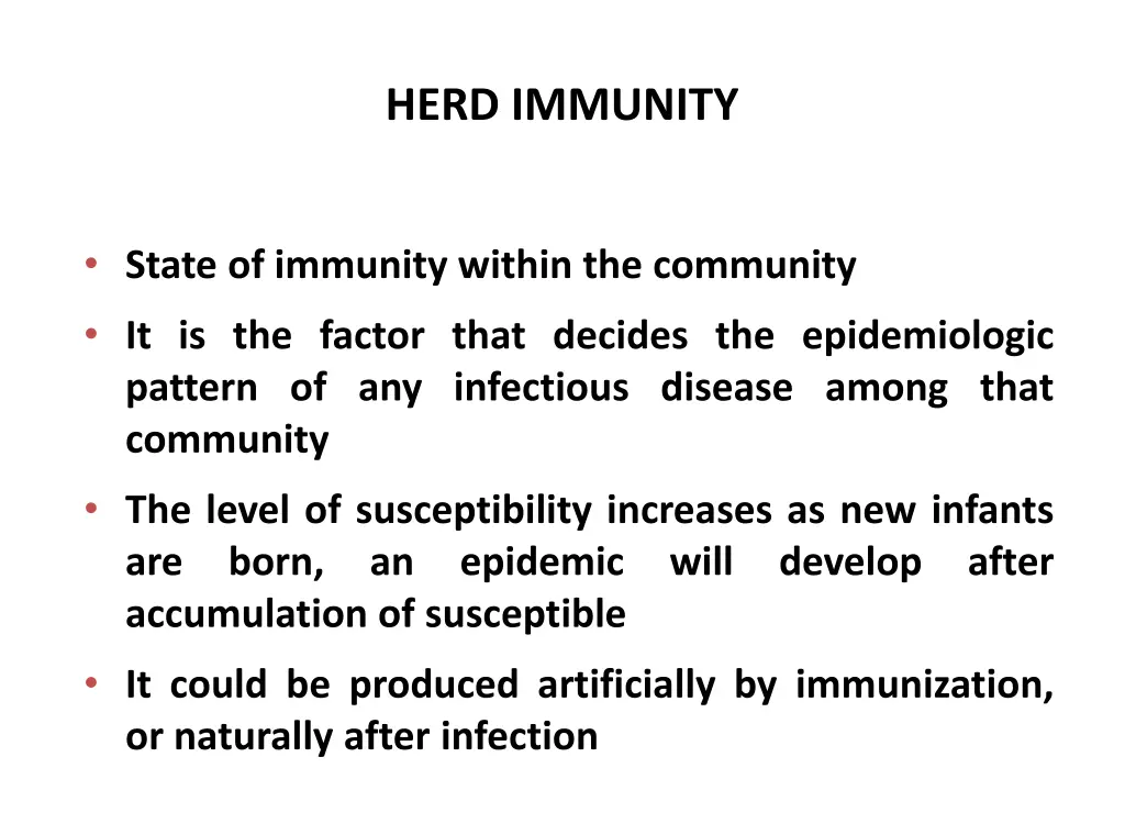 herd immunity