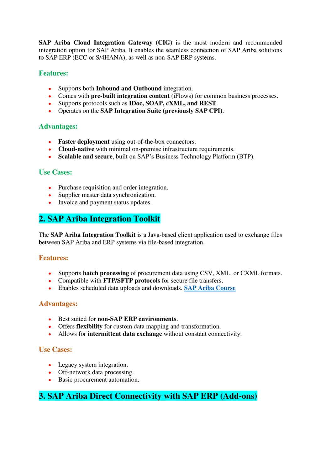 sap ariba cloud integration gateway