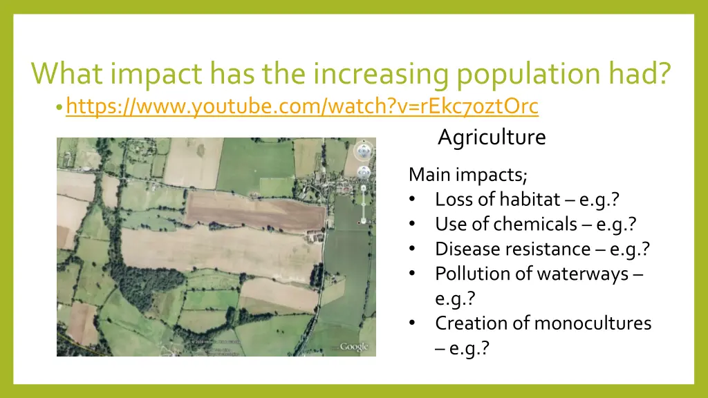what impact has the increasing population