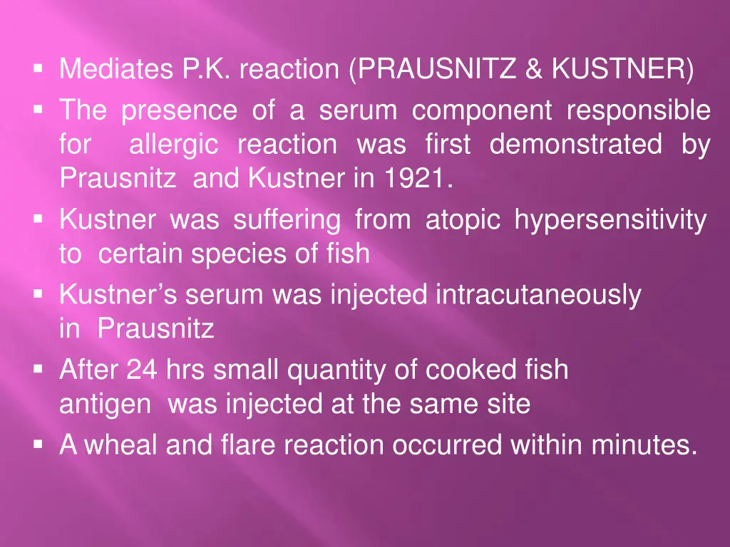 mediates p k reaction prausnitz kustner
