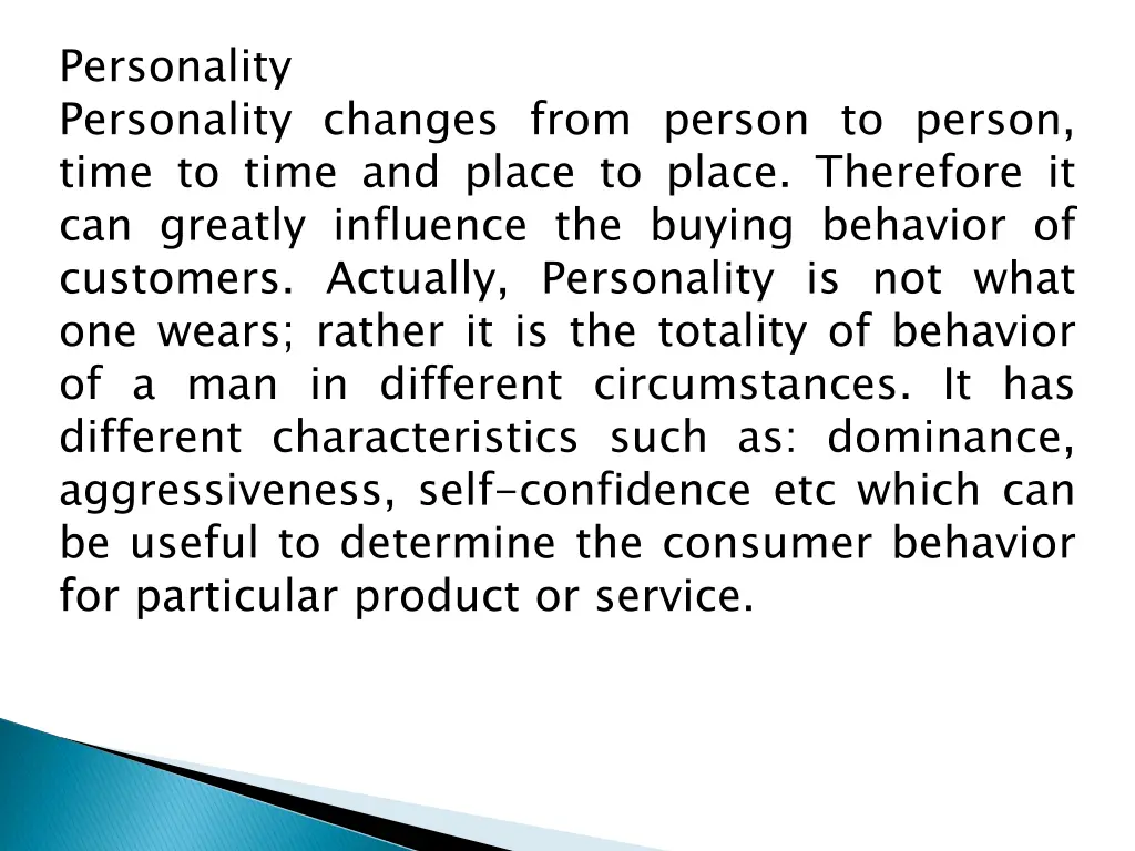 personality personality changes from person