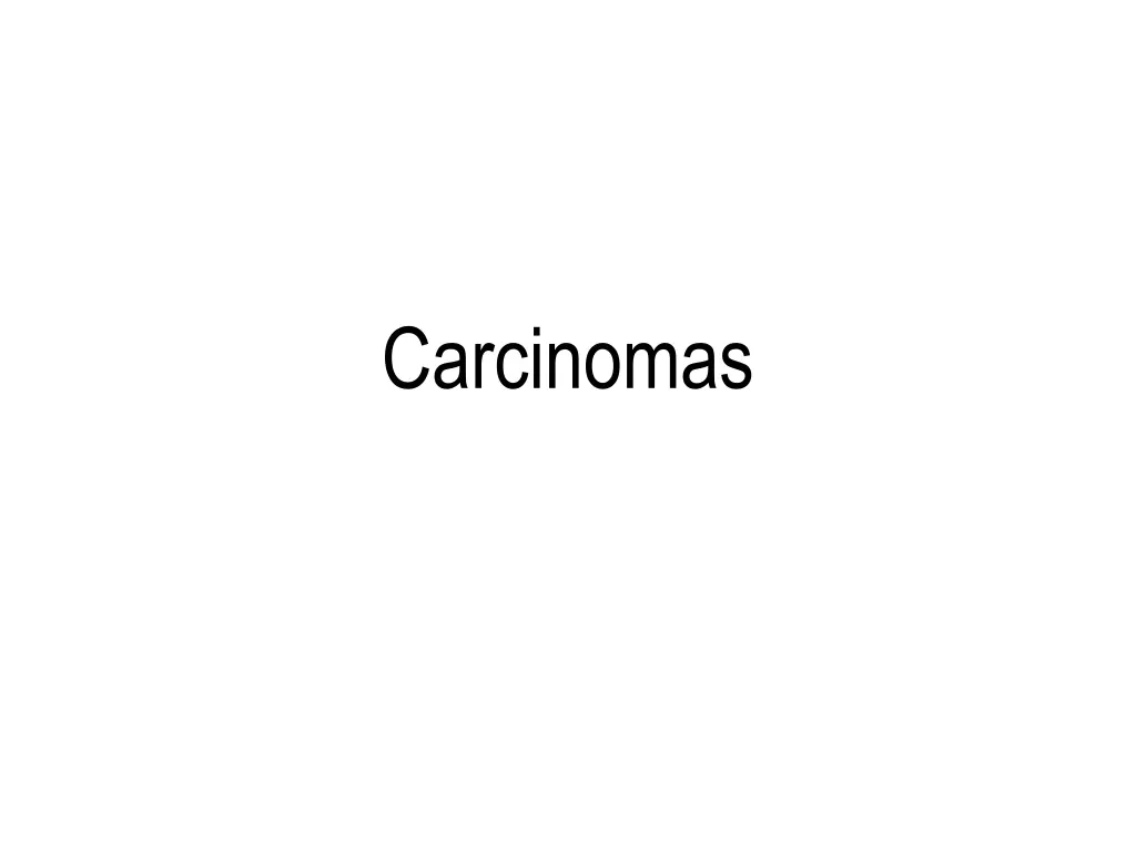 carcinomas