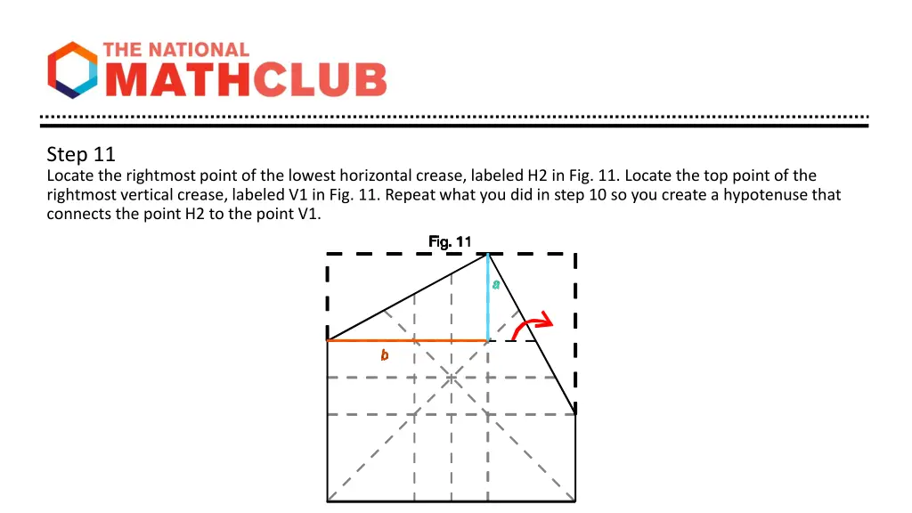 step 11 locate the rightmost point of the lowest