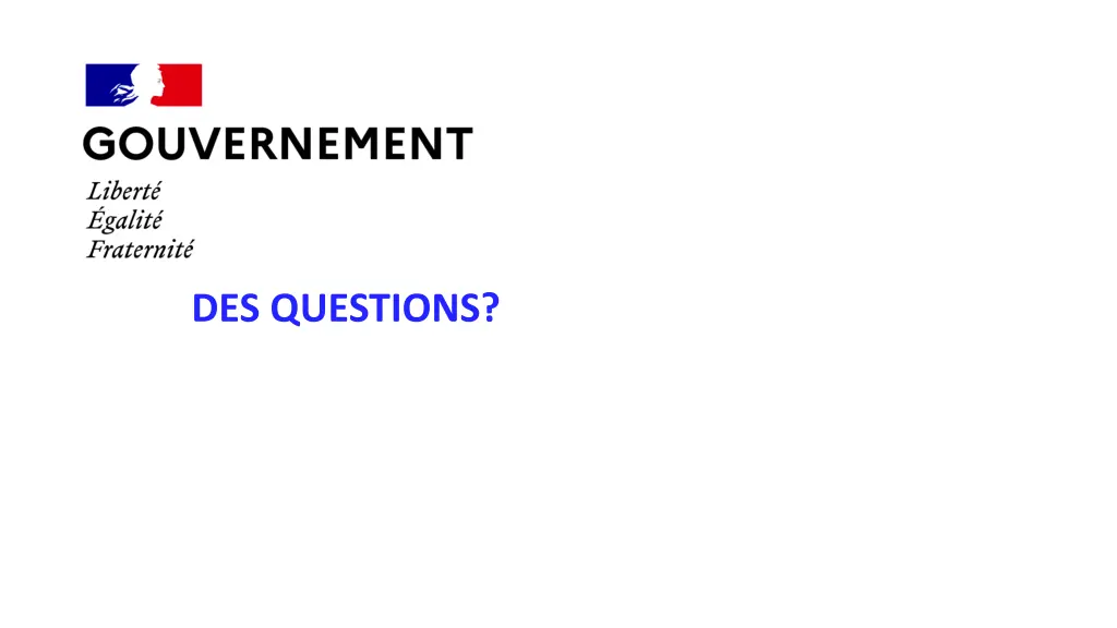 des questions
