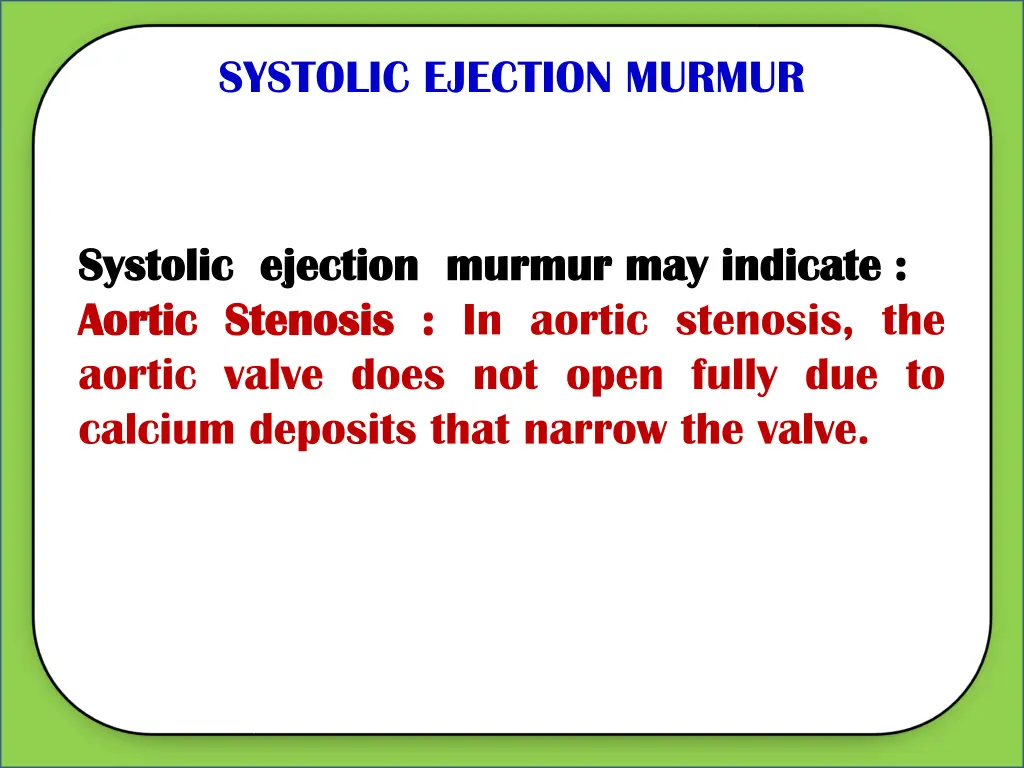 systolic ejection murmur 2