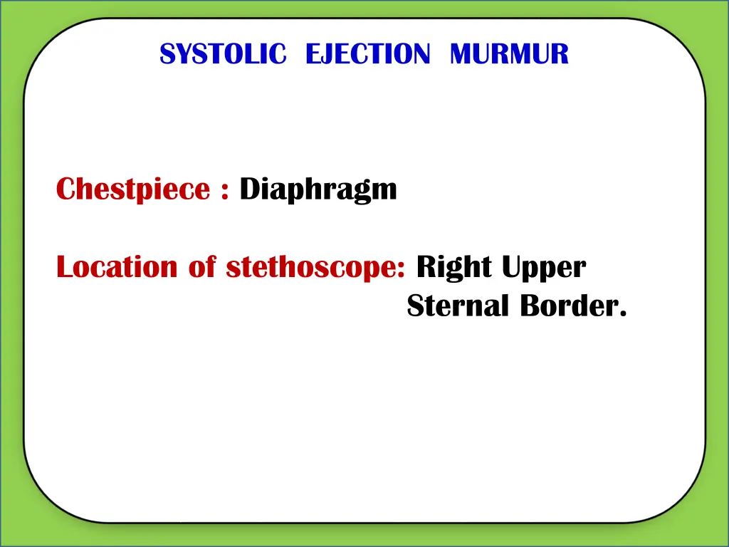 systolic ejection murmur 3