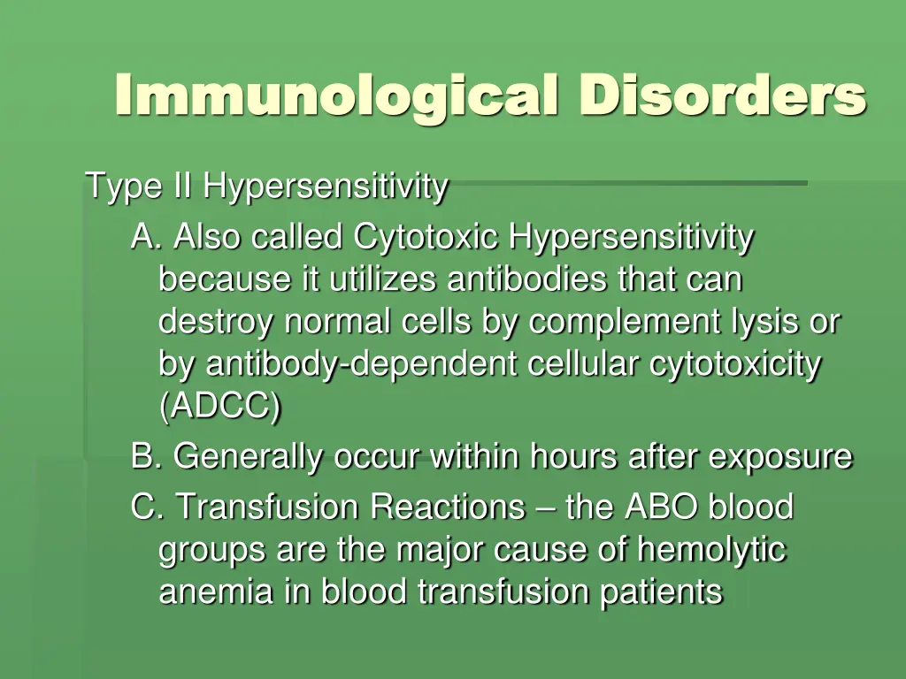 immunological disorders immunological disorders 10