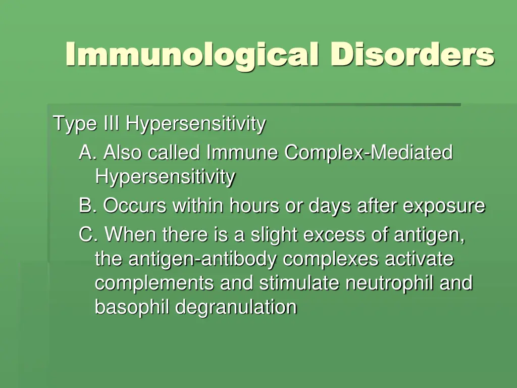 immunological disorders immunological disorders 15
