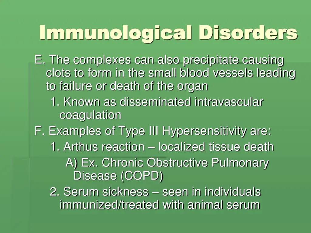 immunological disorders immunological disorders 17