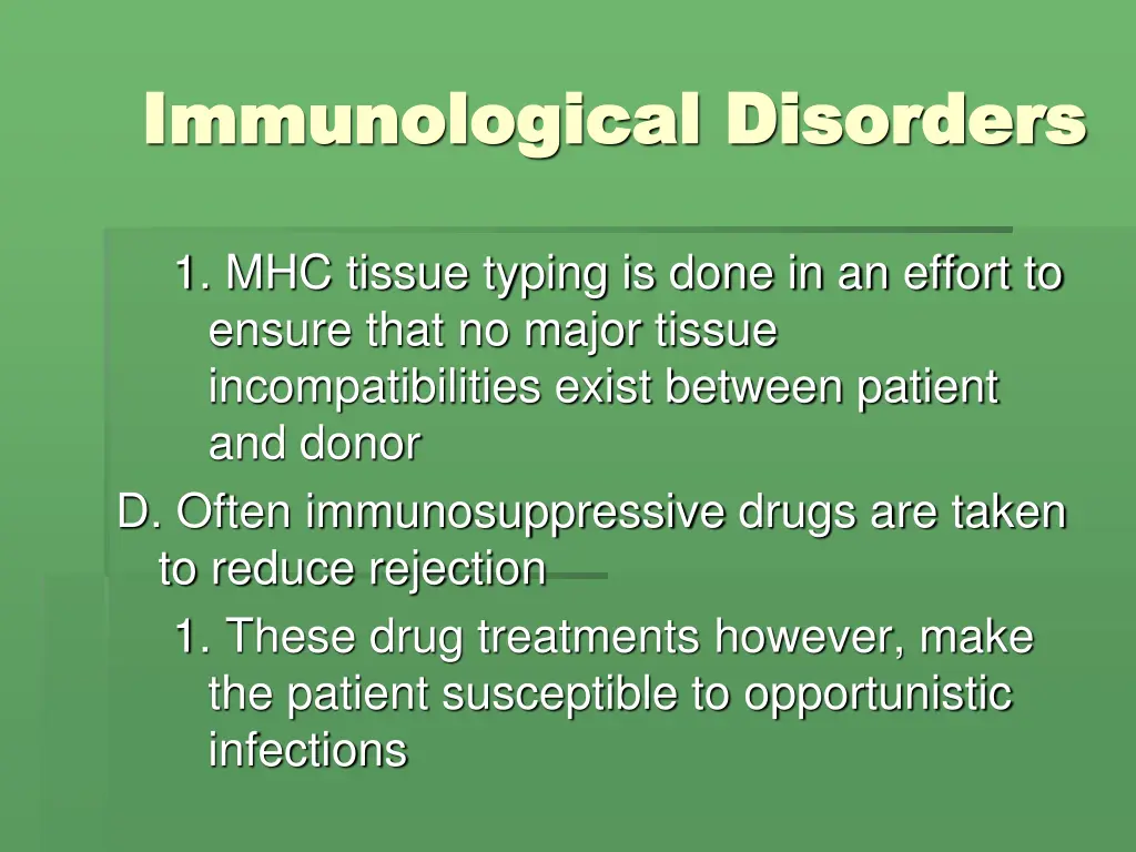 immunological disorders immunological disorders 25