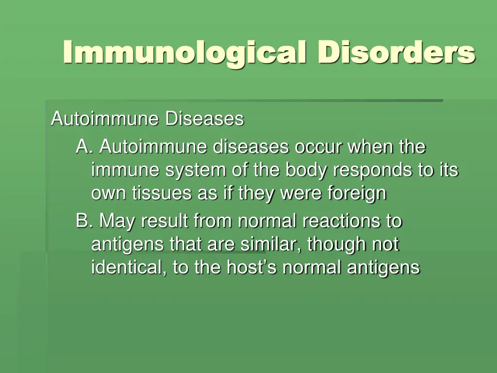 immunological disorders immunological disorders 26