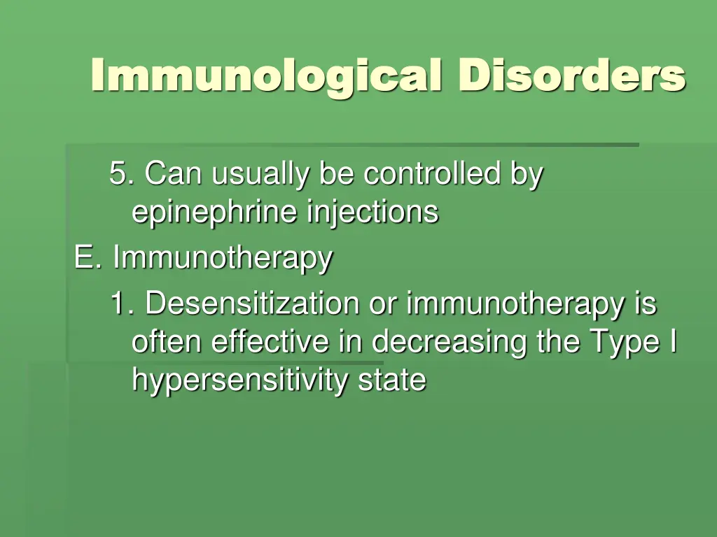 immunological disorders immunological disorders 8