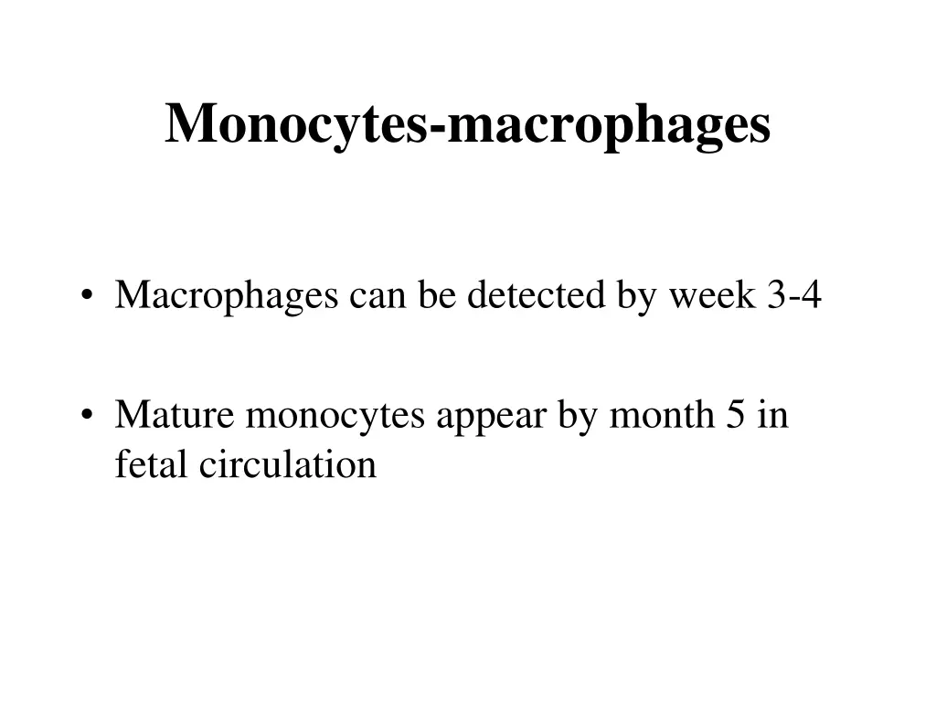 monocytes macrophages