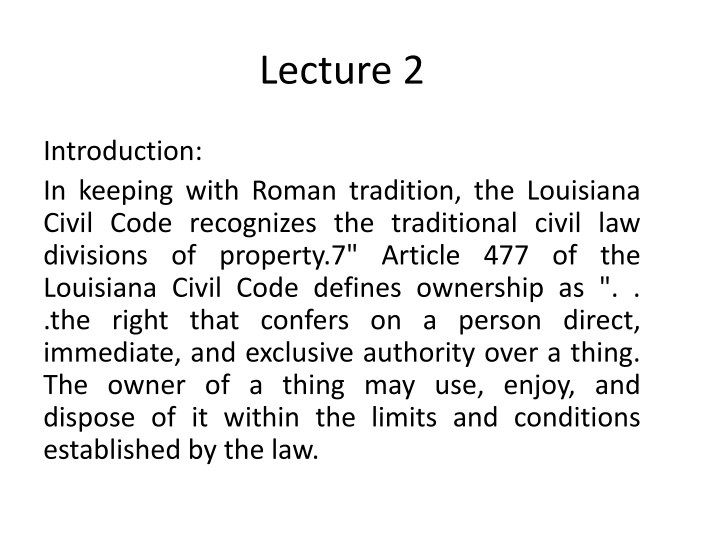 lecture 2