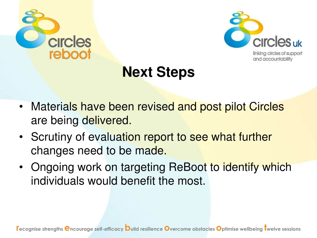 next steps