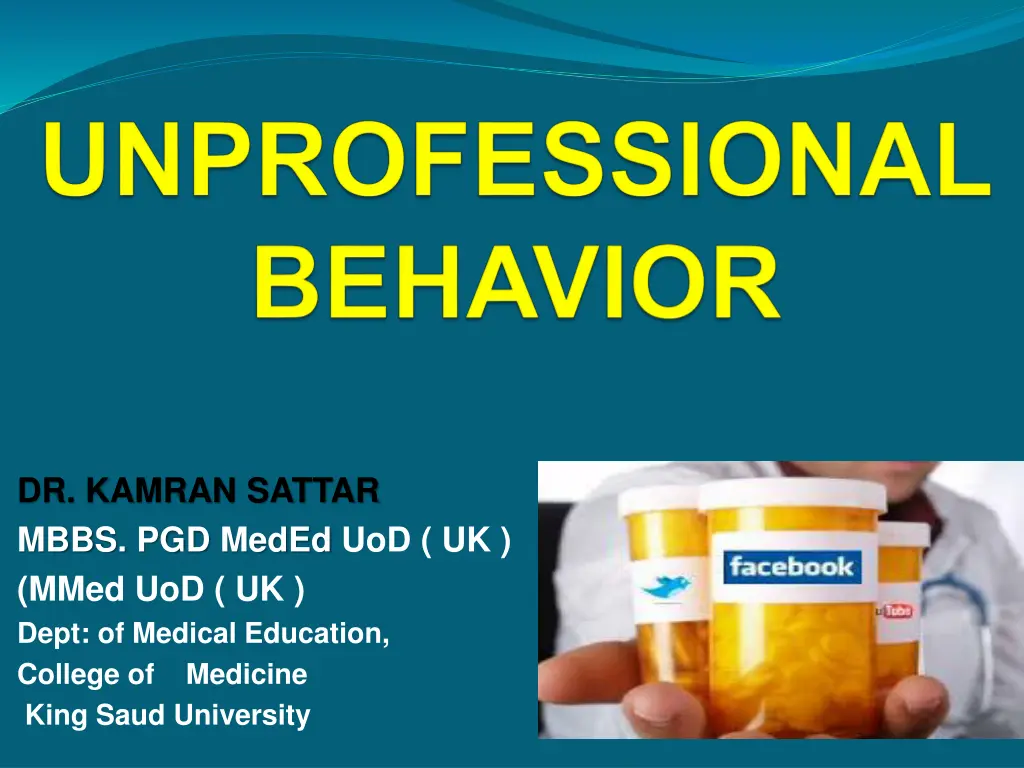 dr kamran sattar mbbs pgd meded uod uk mmed