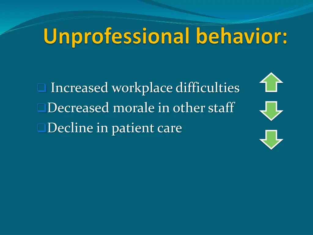 increased workplace difficulties decreased morale
