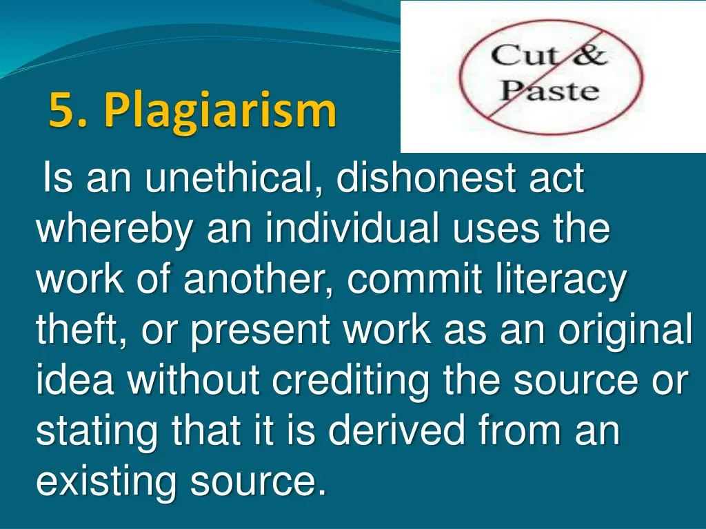 is an unethical dishonest act whereby
