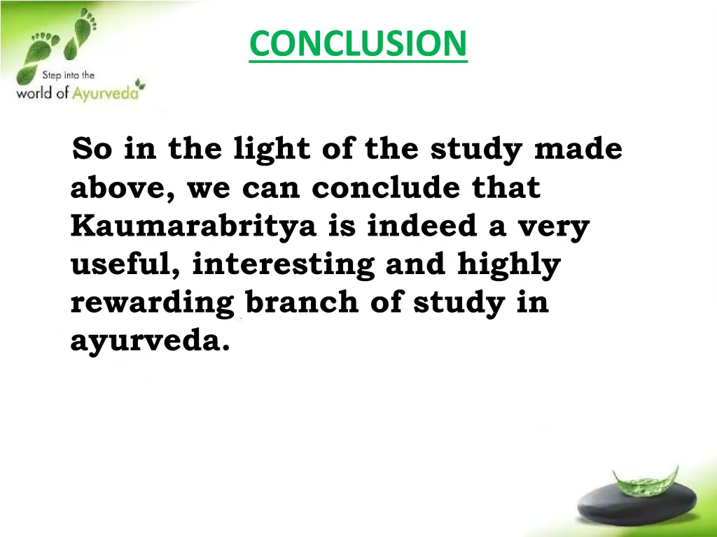 conclusion