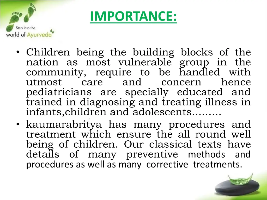 importance